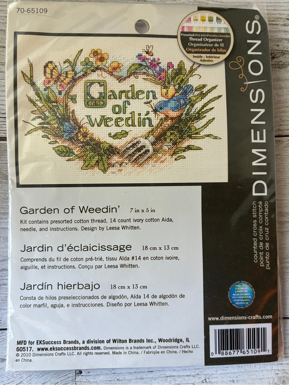 Dimensions "Garden of Weedin'" Cross Stitch Kit